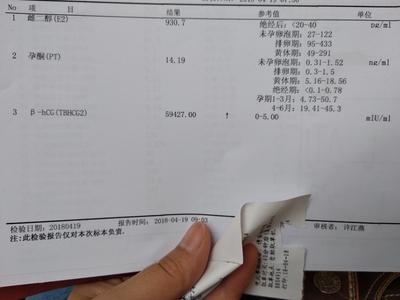 血检怀孕