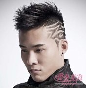 男士发型剃线