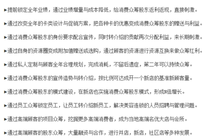 美容院众筹操作模式