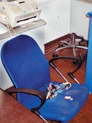 電腦椅爆炸原理