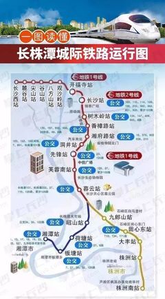 长沙到株洲地铁线路图