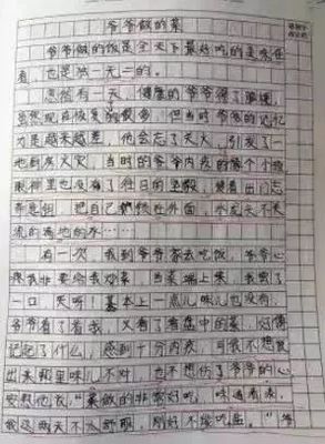 我想对姥姥说450字作文怎么写