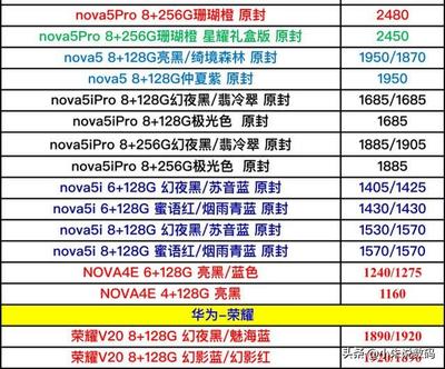 4g华为手机多少钱一部 最新华