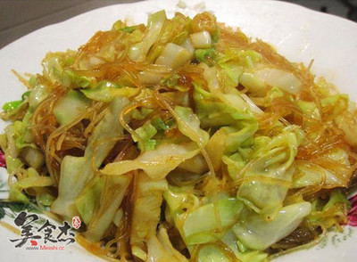 娃娃菜炒粉的做法大全家常