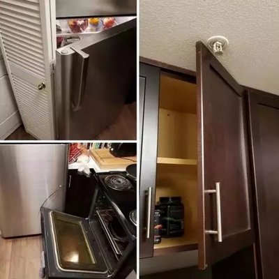 冰箱门橱柜门一起开