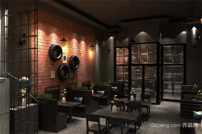 烧烤店装饰图