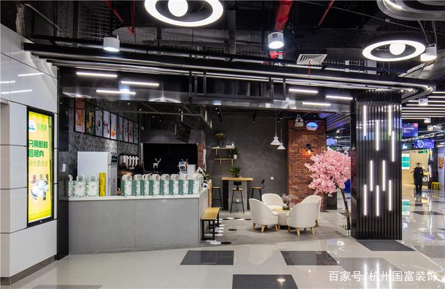 奶茶甜品店装修