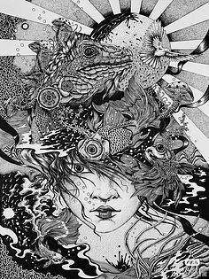 黑白创意装饰画
