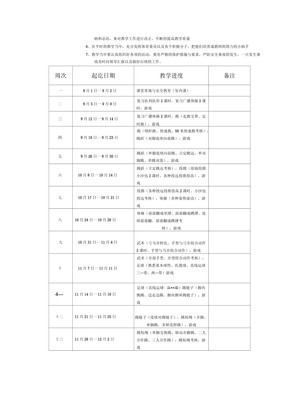 二年级小学体育计划怎么写