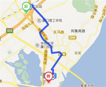 厦门北站附近景点