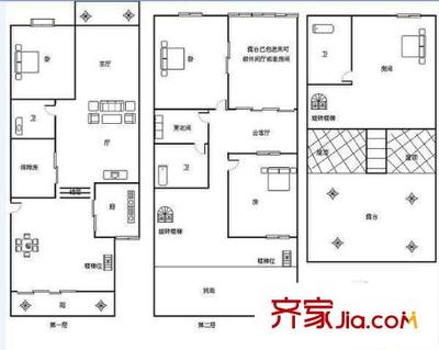 六室户型图
