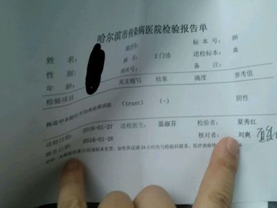哈尔滨检查梅毒多少钱