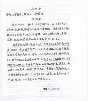 个人醉驾悔罪书范本