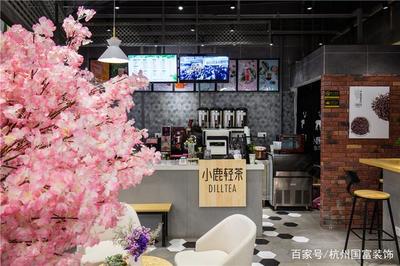 奶茶甜品店装修