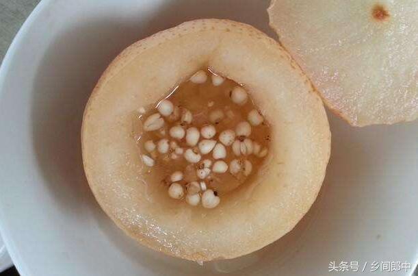 咳嗽梨子蒸川贝的做法
