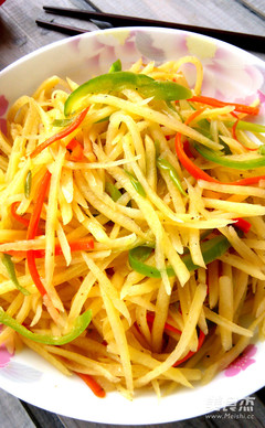 青椒土豆丝怎么做好吃
