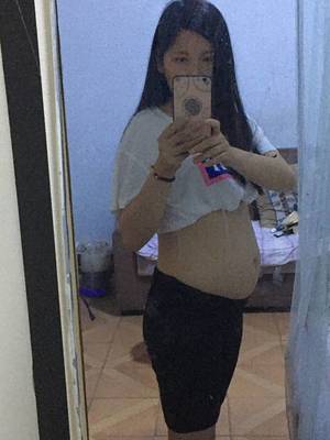 4个月孕妇肚子有多大