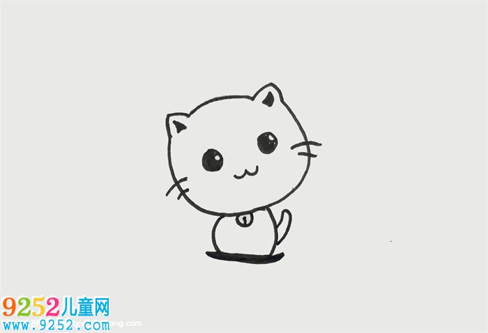 可爱的小猫咪怎么画? 小猫简笔画