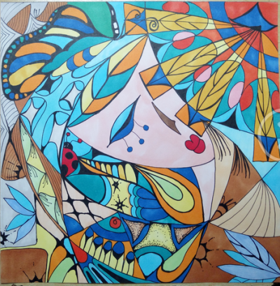 马克笔创意装饰画