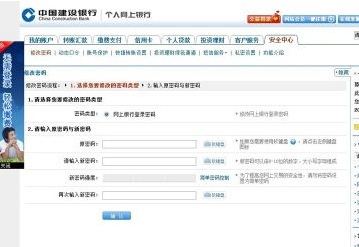 中国建设银行网银个人登录密码是什么意思
