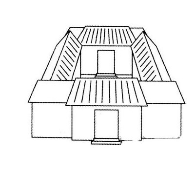 四合院简笔画