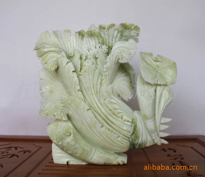 如意白菜摆件寓意