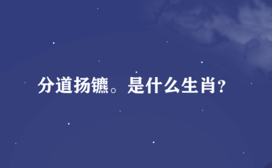 扬是什么生肖