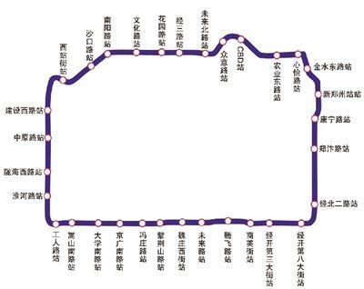 郑州地铁5号线最新线路图