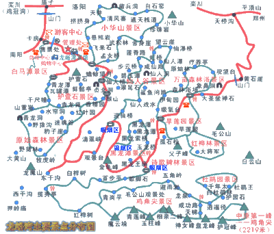 河南省自驾游路线图