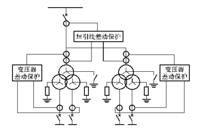 变压器短引线差动保护原理