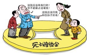 工亡赔偿金妻子占多少
