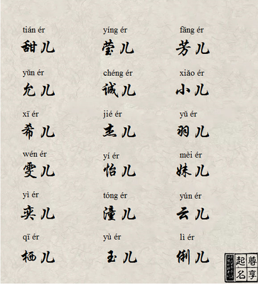 小儿起名