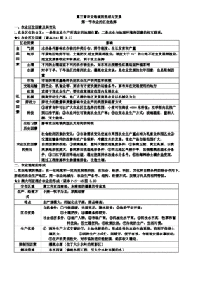 农业课堂知识点总结怎么写