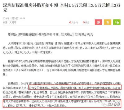 上海毕业生租房补贴