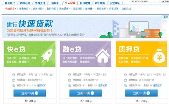建设银贷款