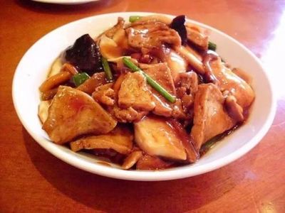 牛肉炒豆腐