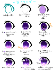 电脑动漫眼睛画法