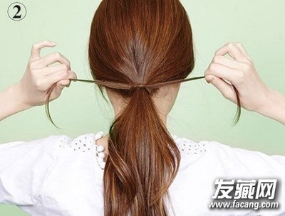 扎马尾简单好看发型