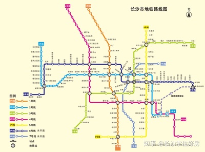 长沙地铁线路图高清晰