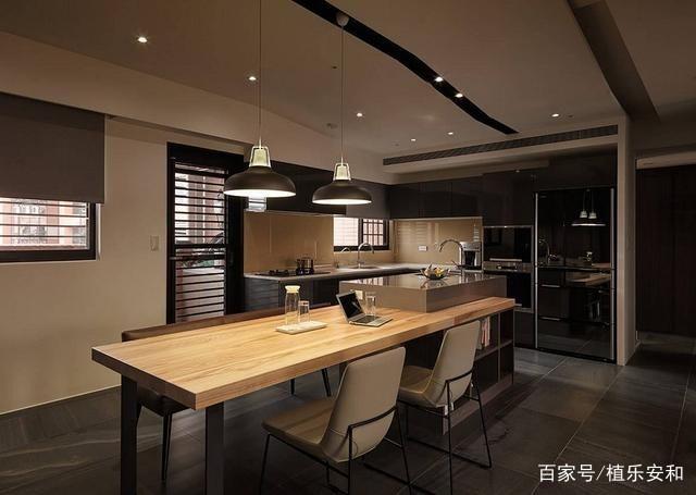 橱柜和餐桌一体怎么设计