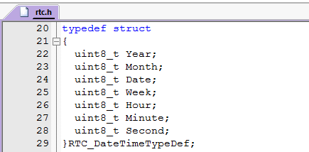 stm32的rtc实现日历功能程序