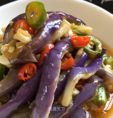 凉拌茄子的制作方法
