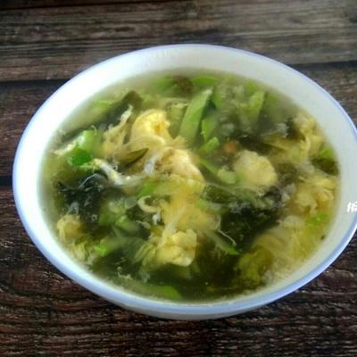 榨菜香菇蛋花汤