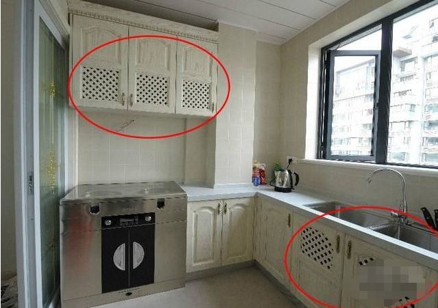 镂空橱柜门怎么按玻璃