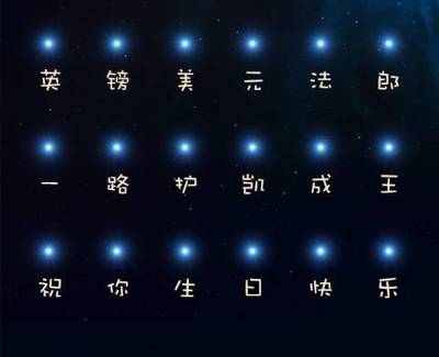 星星名字大全