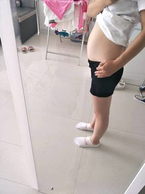 怀孕四个半月肚子多大