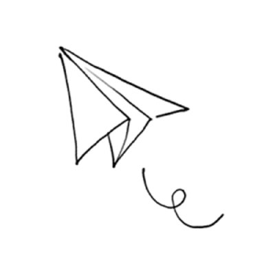 纸飞机简笔画 儿童简笔画