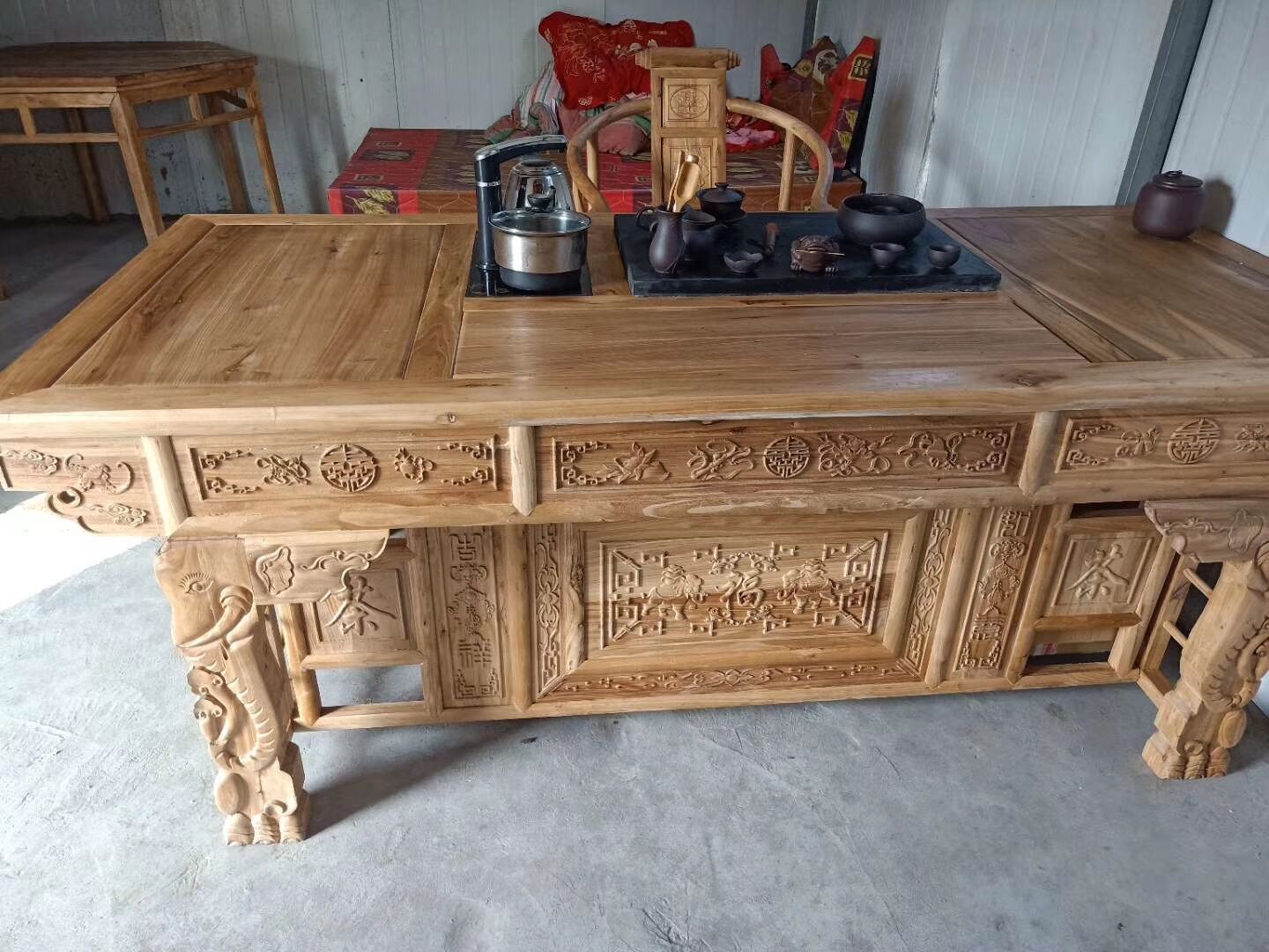 定做老榆木家具