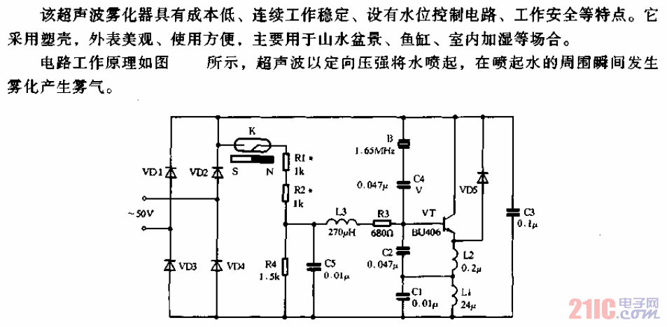 超声波雾化原理