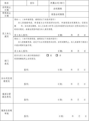 合同续签自我鉴定